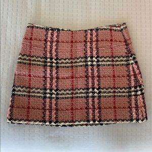 burberry skirt plaid